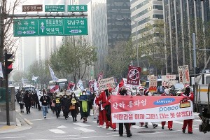 "포스코·삼성, 석탄화력발전 제발 그만"